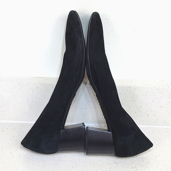 Women's Com + Sens Lucianie Round Toe Heels Black Size 8.5 - Picture 6 of 10